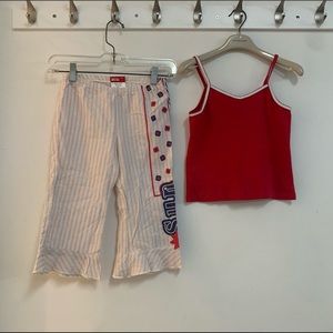 Diesel Indian cotton peasant pants & cotton tank